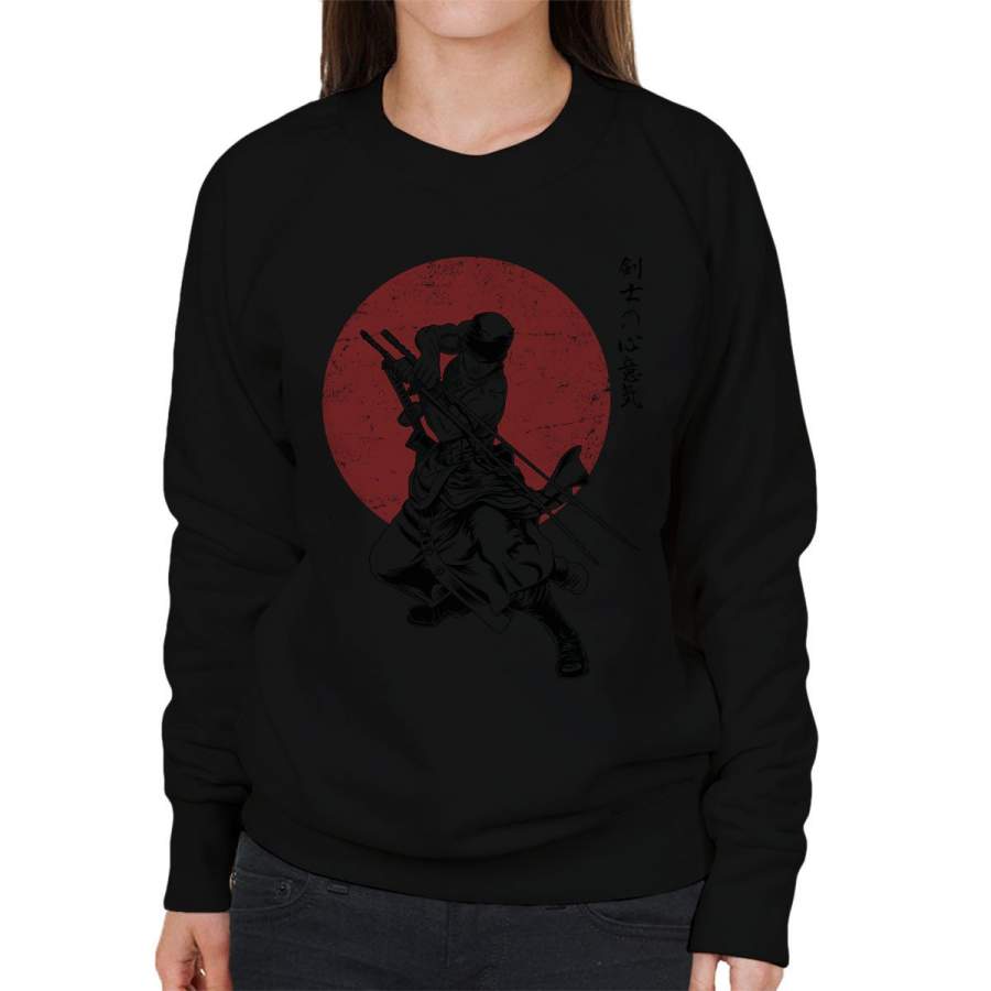 Pirate Hunter Zoro The Sword Master One Piece Women’s Sweatshirt