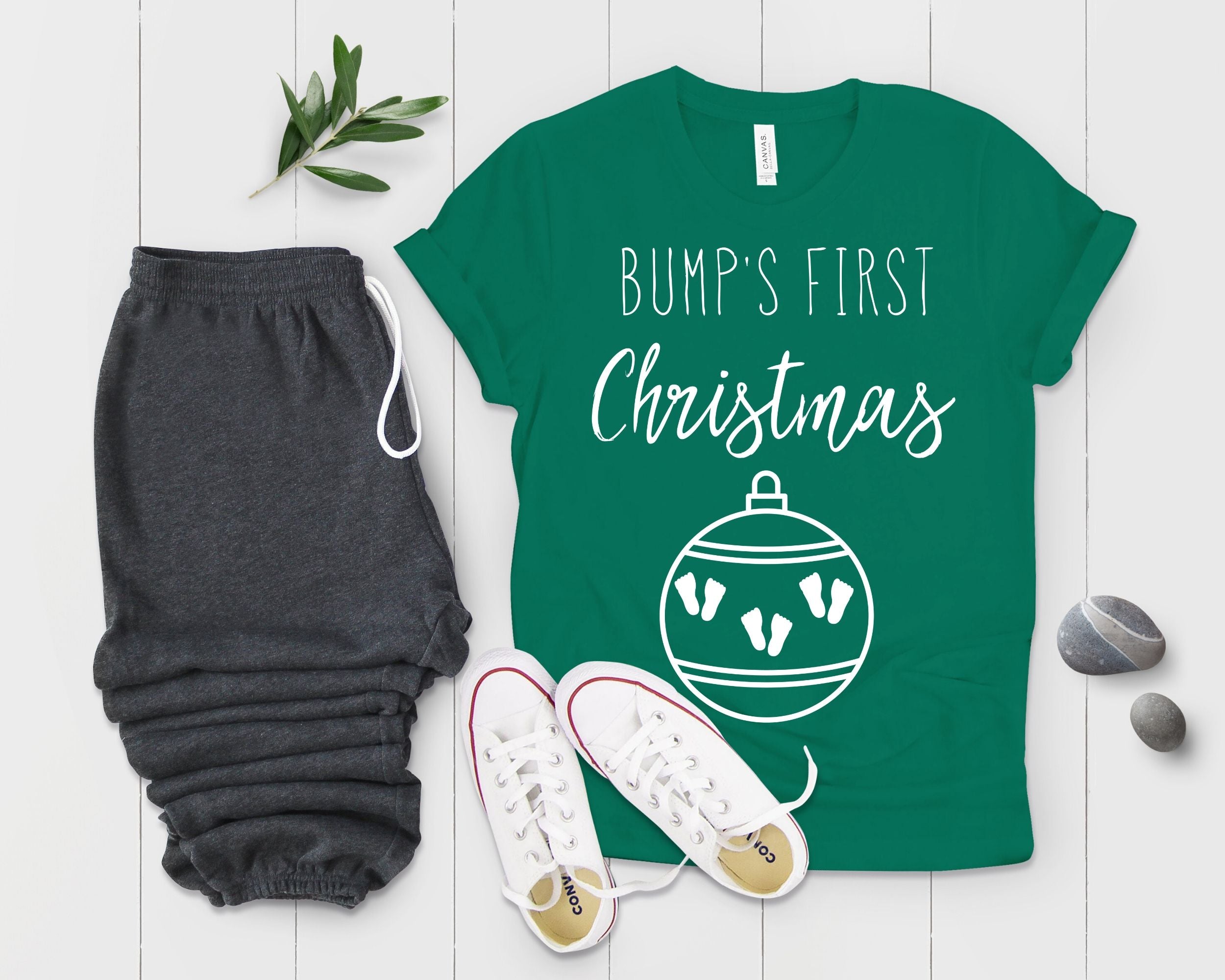 Bump’S First Christmas Xmas Shirt