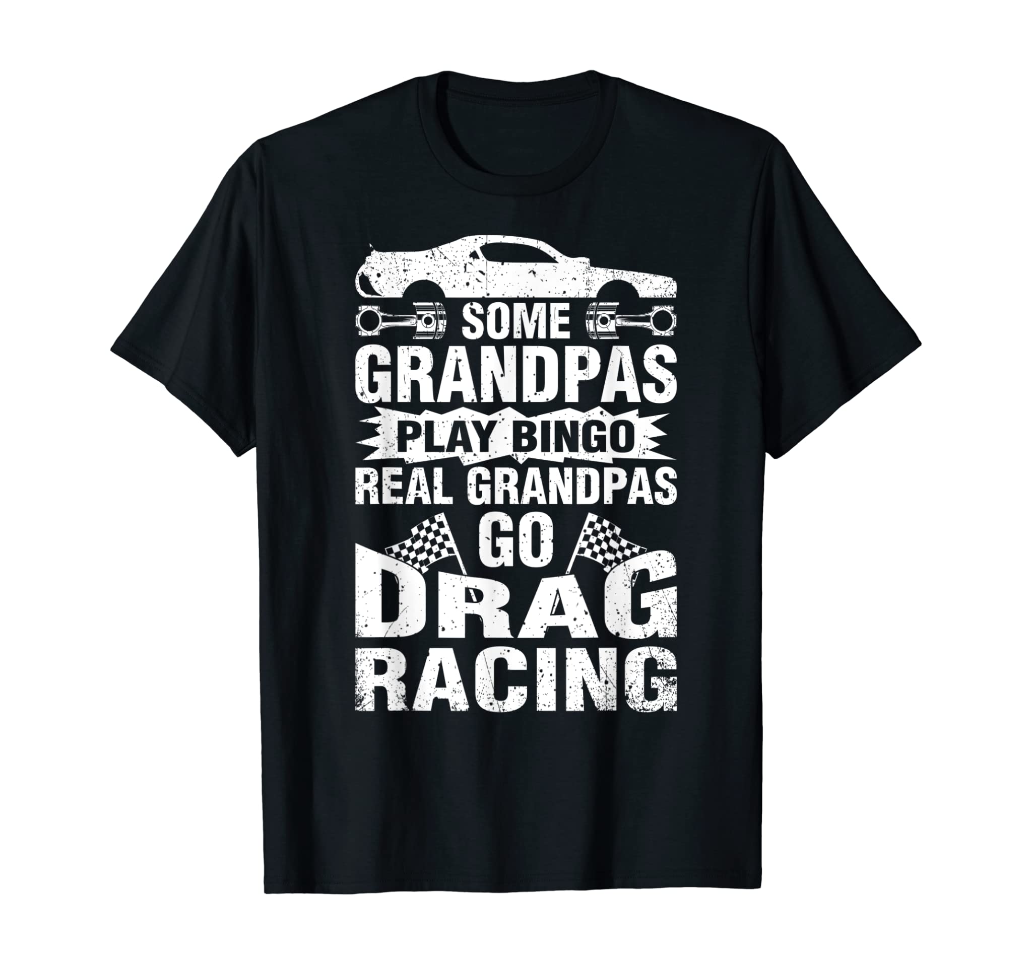 Drag Racing Grandpa Car Lover For Grandfathers MM T-Shirt