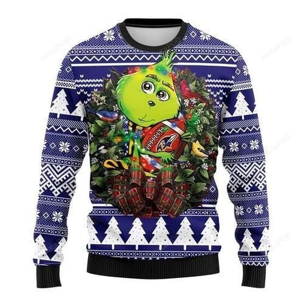 The Grinch Christmas 3D Ugly Thicken Sweaters Gingri45