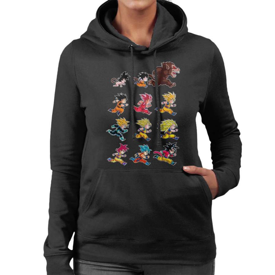 Dragon Ball Evolutions Of King Monkey Women’s Hooded Sweatshirt