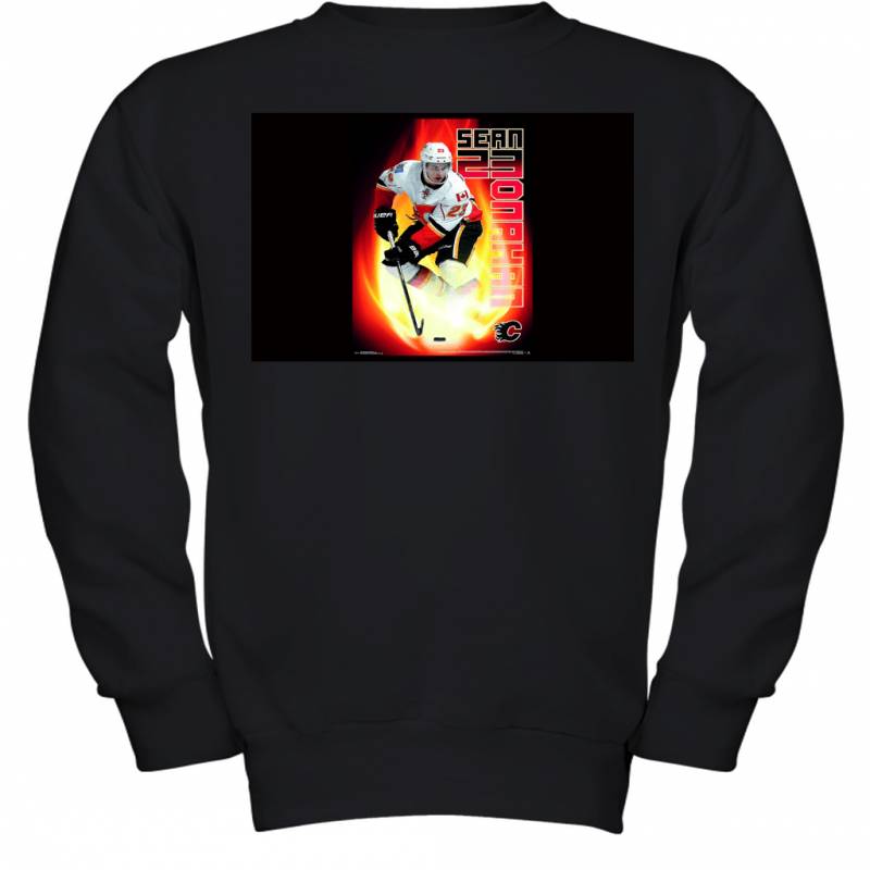 International Calgary Flames Sean Monahan Premium Wall Youth Sweatshirt