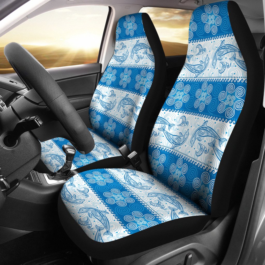 Dolphin Tribal Pattern Universal Fit Car Seat Covers