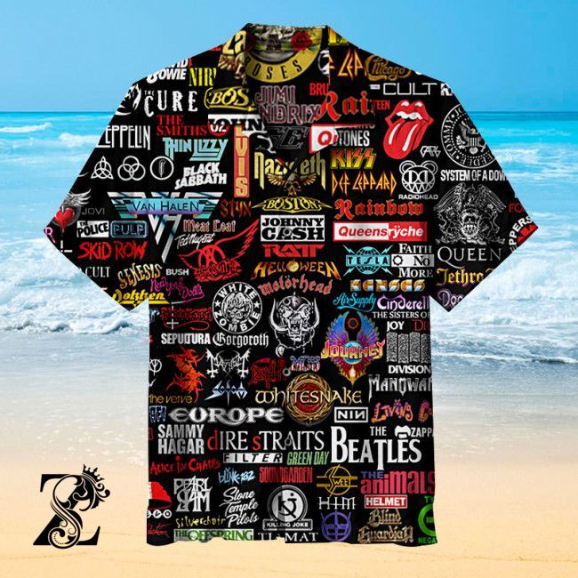 Rock Band Punk Music Heavy Metal Bands Hawaiian Shirt