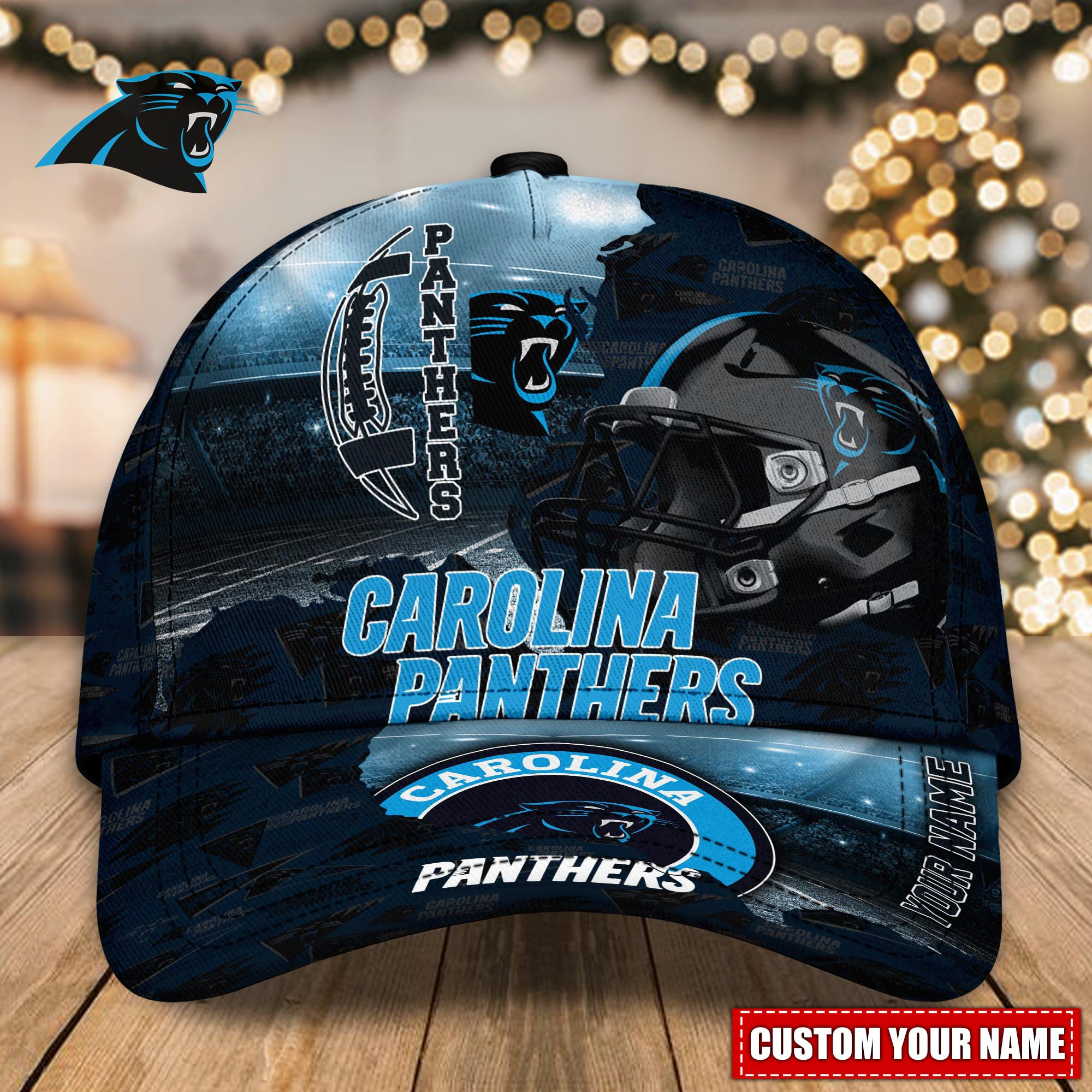 Carolina Panthers Custom Name Classic, Baseball Caps Q-47141