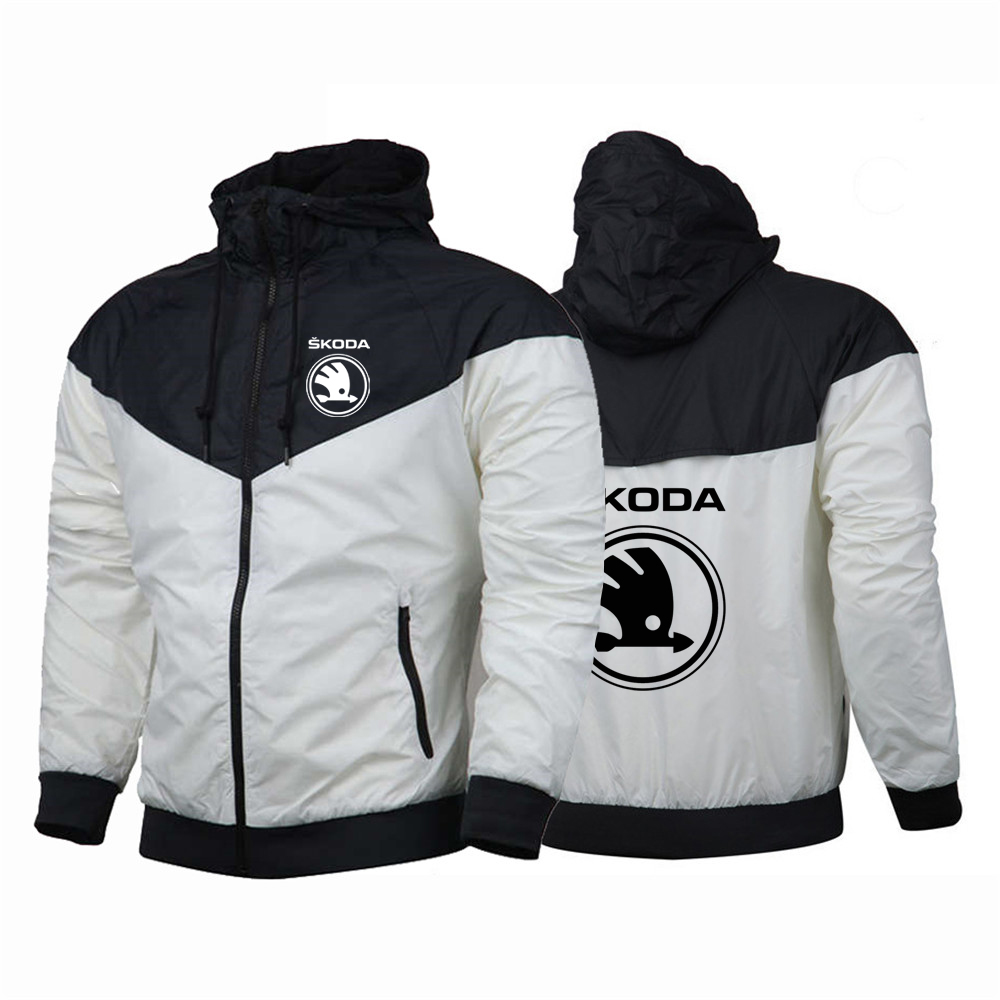 2022 new male casual skoda logo car sweater fitness printing hoodies spring autumn jacket harajuku hooded jacket alx