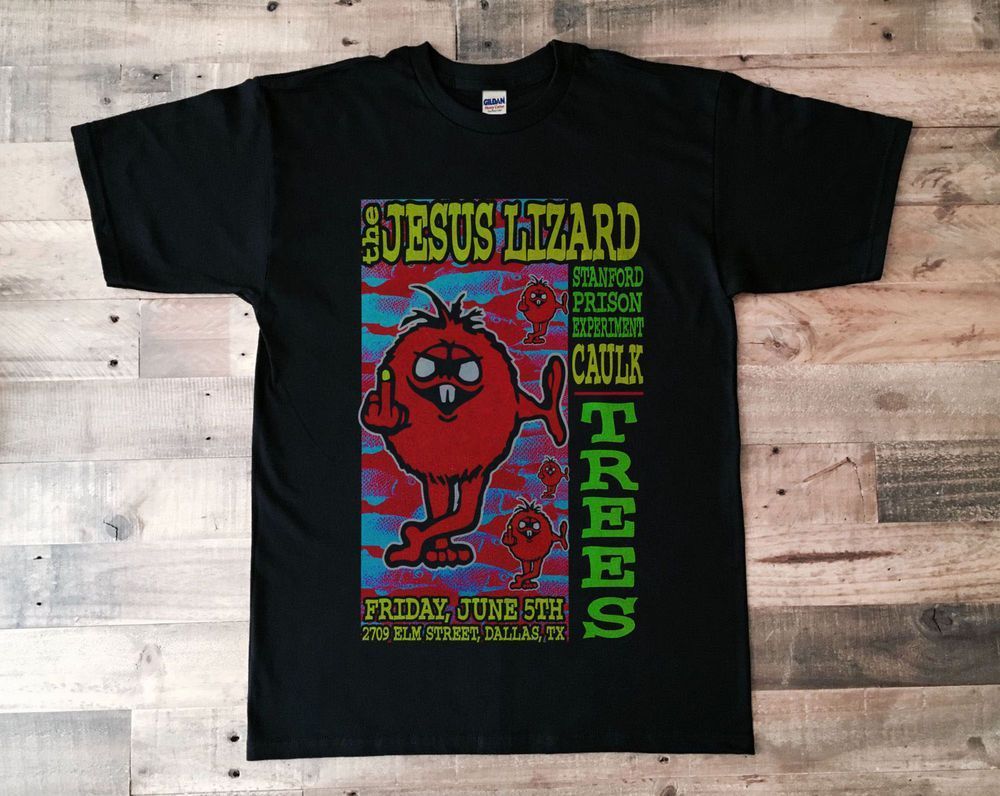 The Jesus Lizard Juny 5Th 2709 Elm Streetdallastx Shirt Punk Melvins Reprint Shirt