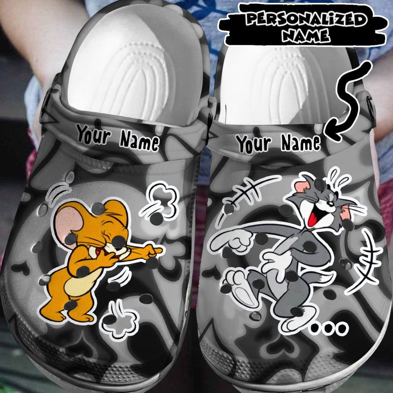 Tom and Jerry Crocs Clogs Crocband Shoes Comfortable for men women kids