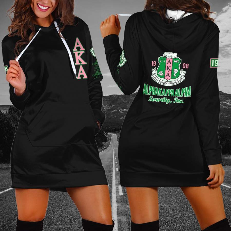 Alpha Kappa Alpha Hoodie Dress 111020193