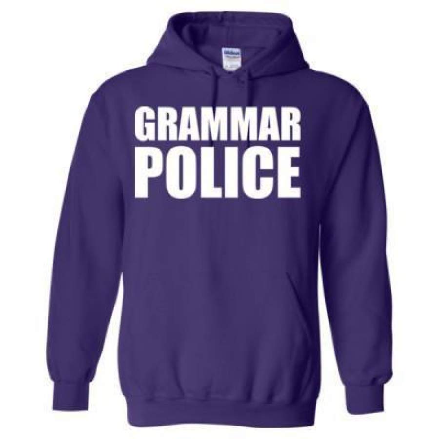 AGR Grammar Police Teacher English – Heavy Blend™ Hooded Sweatshirt