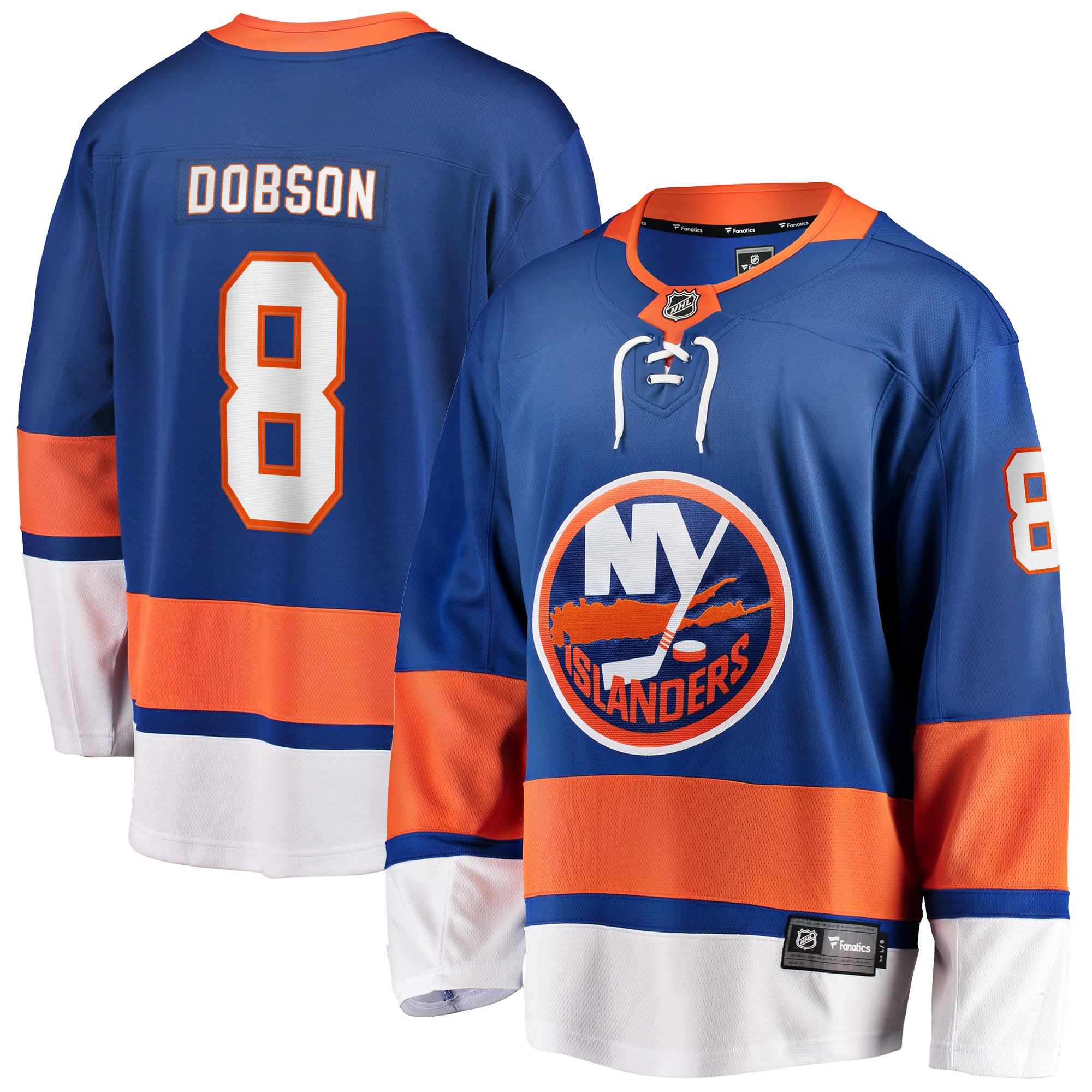 Men's New York Islanders Noah Dobson Royal Player Jersey