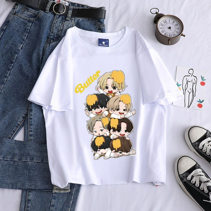 Butter Cartoon Candy Color T-Shirt