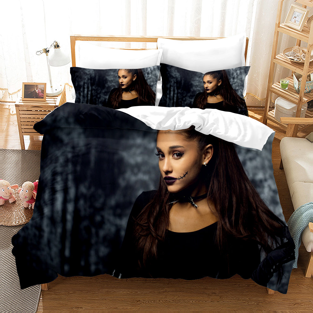 3D Singer Star Ariana Grande Quilt Cover Set Bedding Set Duvet Cover Pillowcases Wj 1727