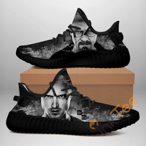 Breaking Bad Black Edition Custom Shoes Personalized Name Yeezy Sneakers