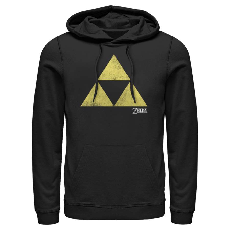 Nintendo Men’s Legend of Zelda Classic Triforce  Lightweight Hoodie