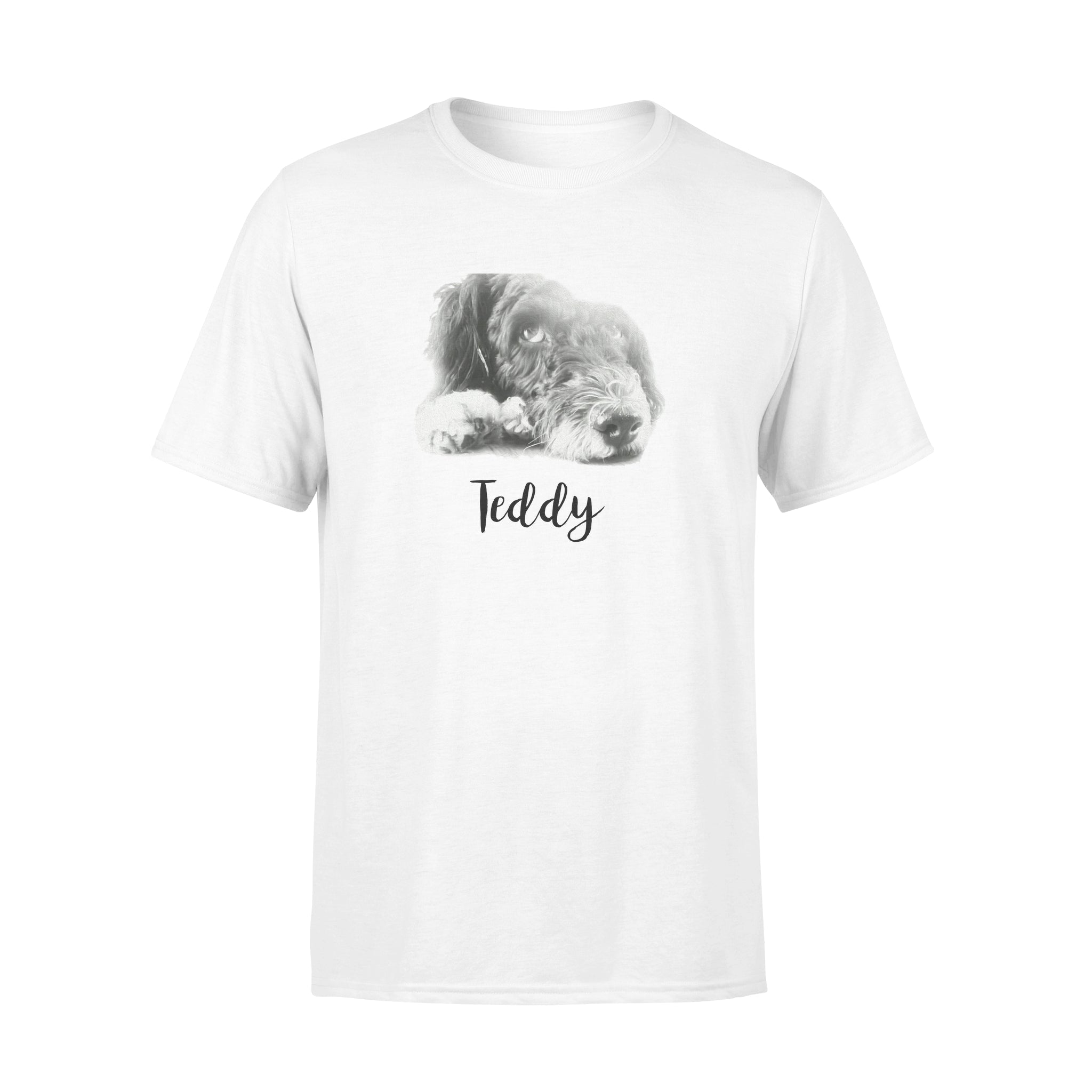 Teddy – Custom Illustrated Pet Personalized – T- Shirt