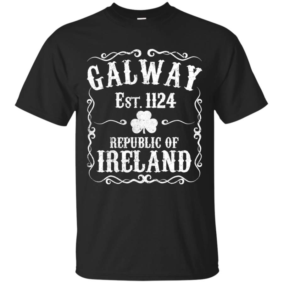 Galway Ireland Shirt Vintage St Patricks Day Irish Gift idea Men’s T-Shirt