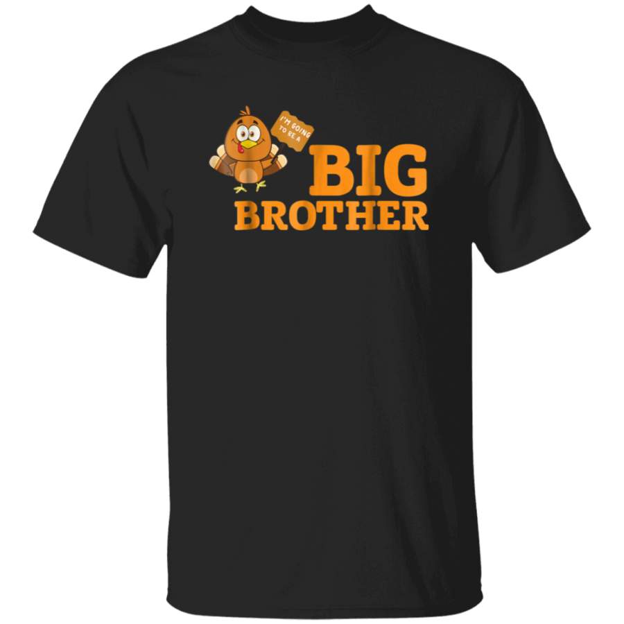 Turkey I’m Going to be Big Brother Thankgiving Child T shirt