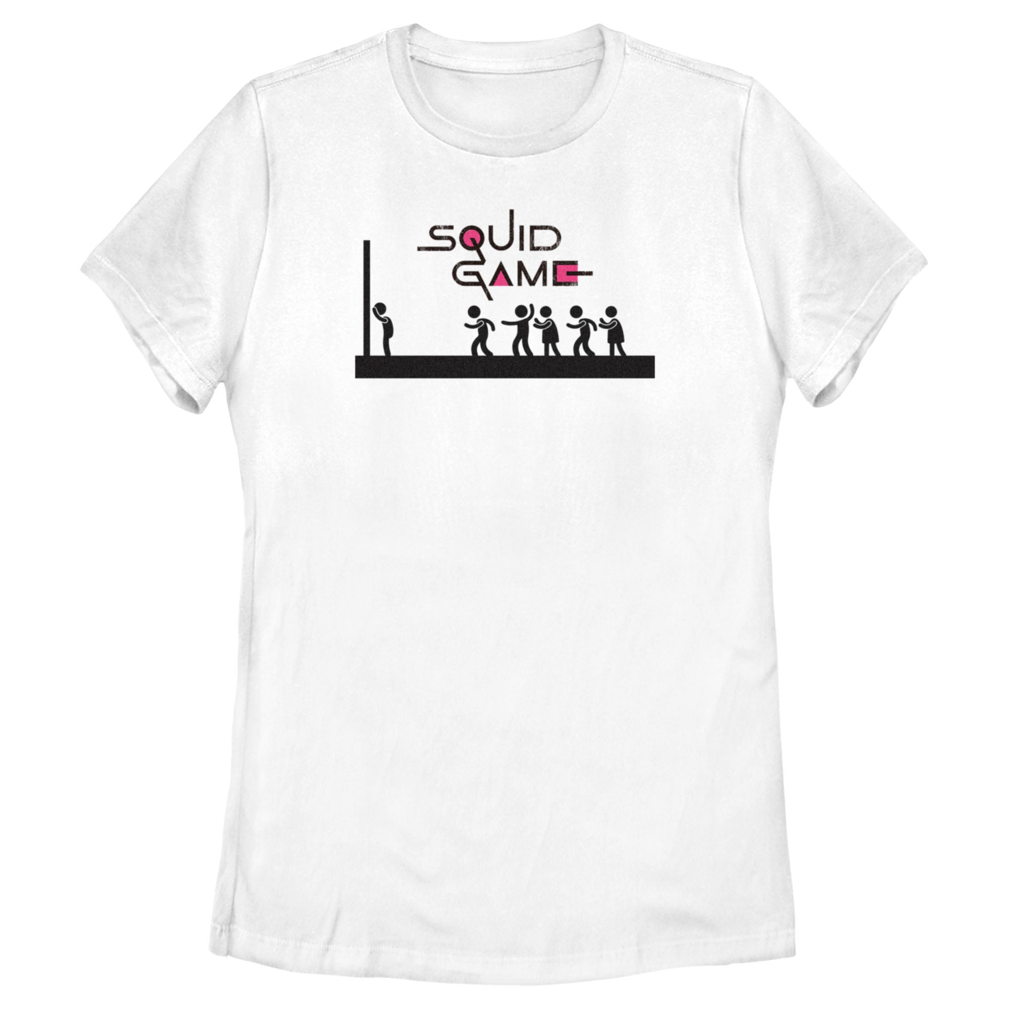 Squid Game Women’S Stick Figure Red Light Green Light  T-Shirt