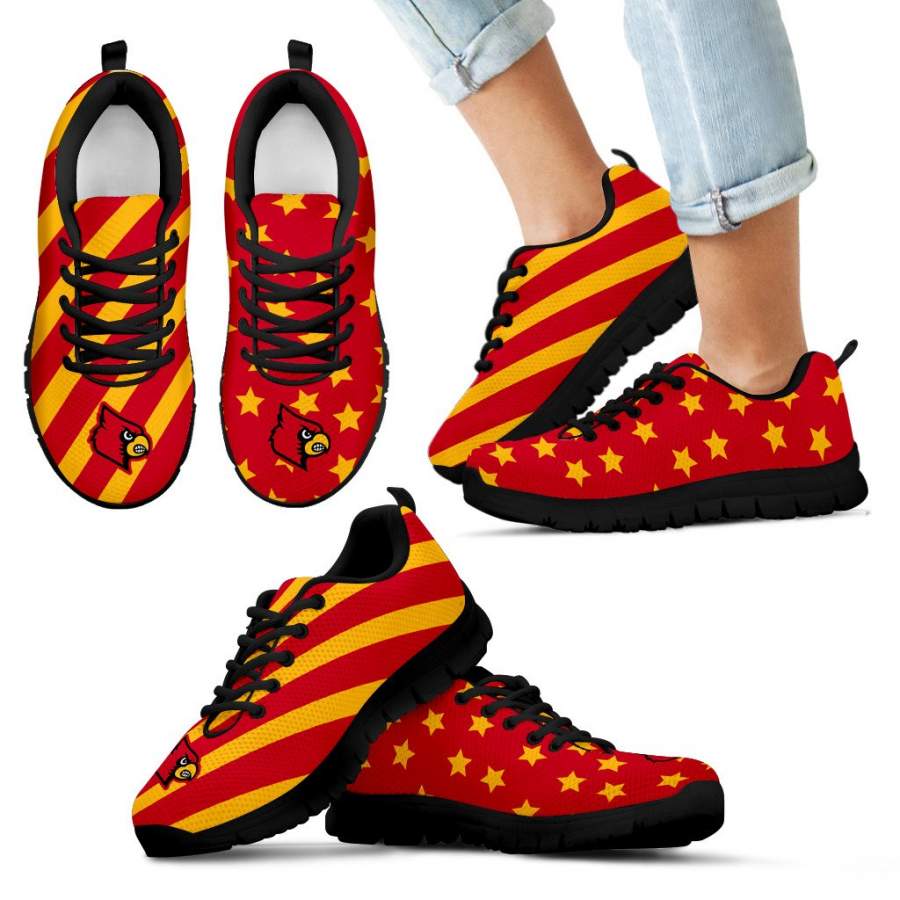 Splendid Star Mix Edge Fabulous Louisville Cardinals Sneakers