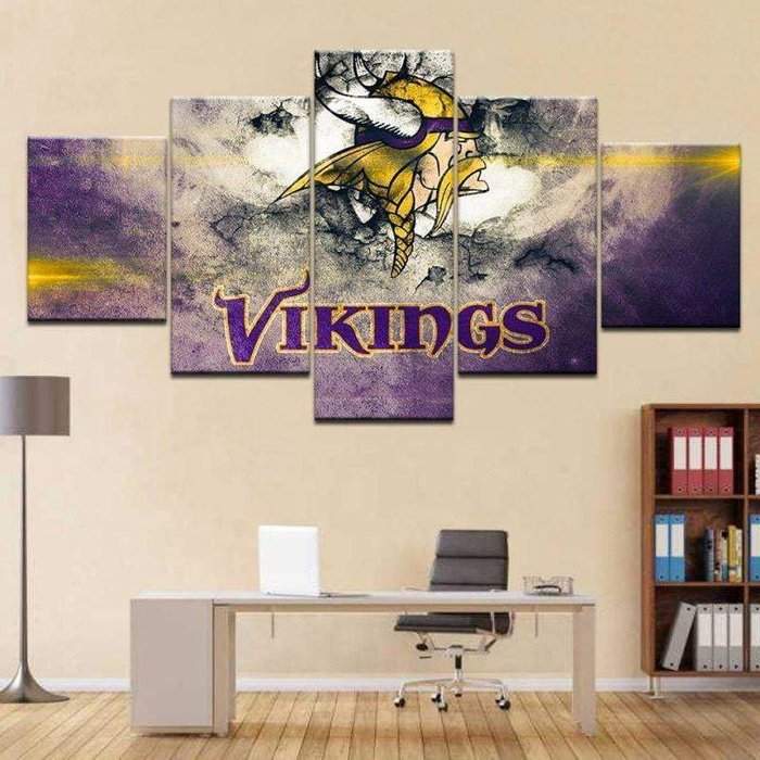 Minnesota Vikings Wall Art Canvas Painting Poster Free Shipping 9580