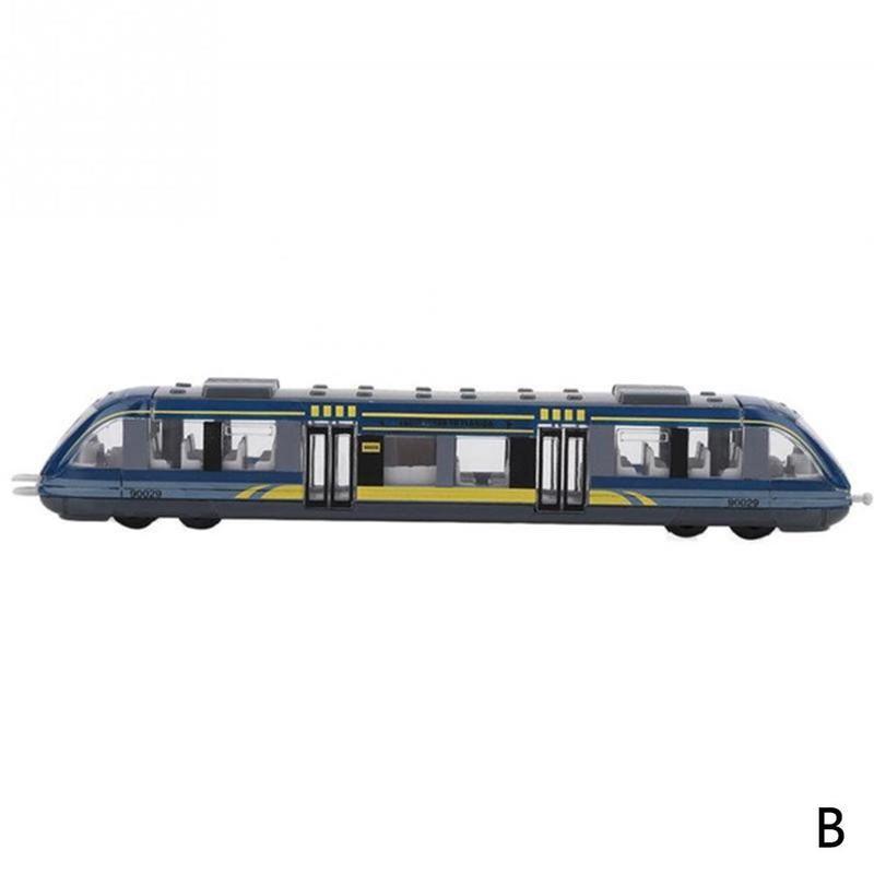 Simulation Alloy Train Toys Metal High Speed Rail Diecast Train Toy Model Educational Toys Boys Children Collection Gift alx