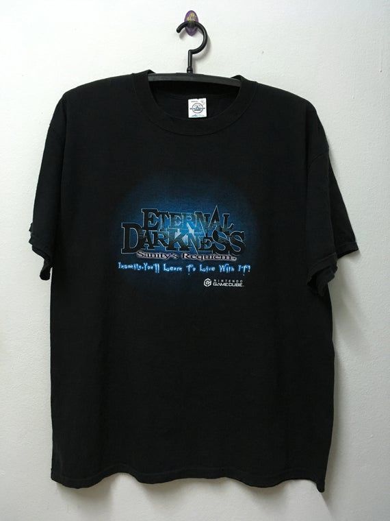 Vtg90S Eternal Darkness Game Horror Retro Nintendo Game Cube T-Shirt