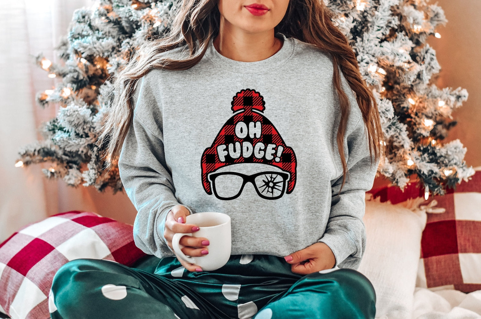 Funny Christmas Sweatshirt 2D Crewneck Sweatshirt All Over Print Sweatshirt For Women Sweatshirt For Men Sws4593