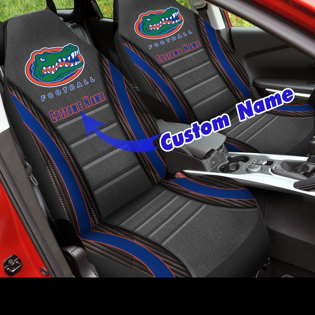 Florida Gators Football Custom Car Seat Covers (Set Of 2) -Ver All