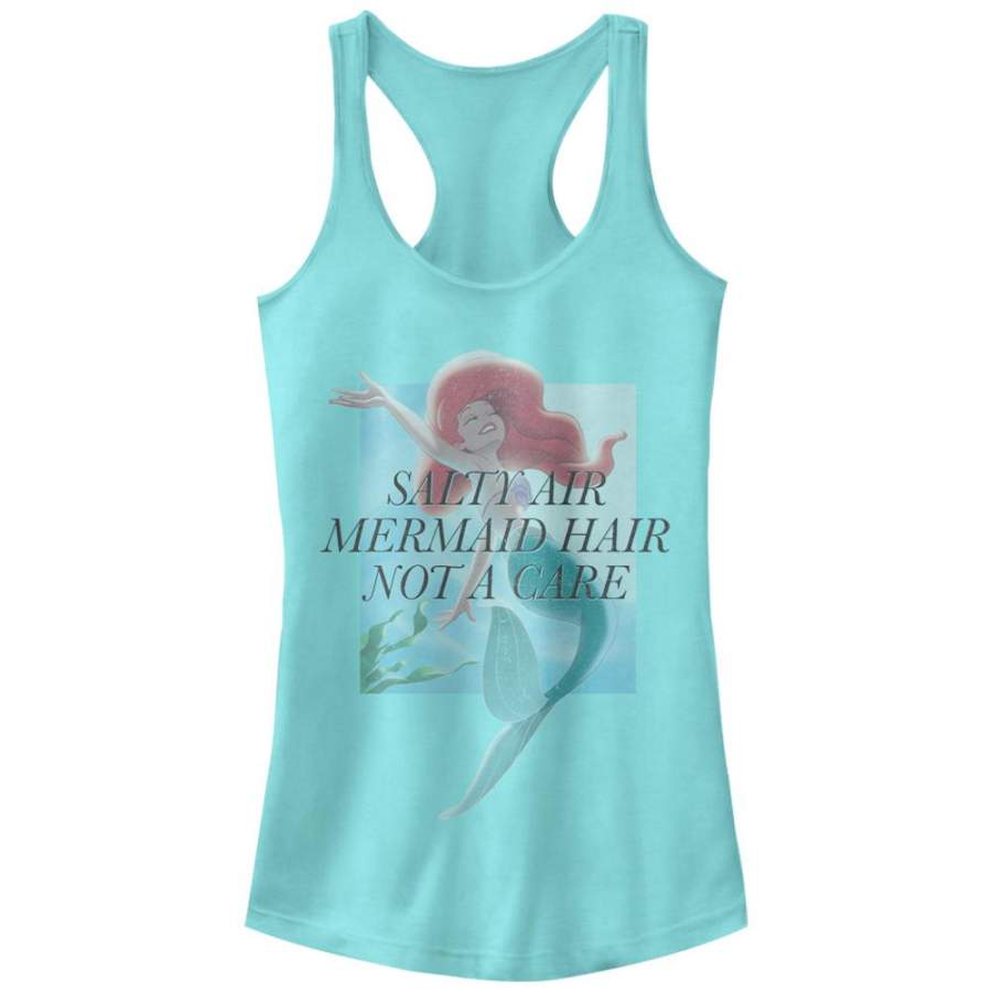 The Little Mermaid Junior’s Ariel Not a Care  Racerback Tank Cancun S