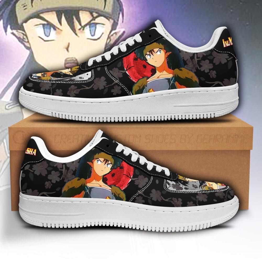 Koga Inuyasha Air Force Shoes Sneakers Custom Anime