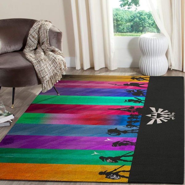 The Legend of Zelda Area Rug, Gaming Floor Decor RB7A8E7E8022