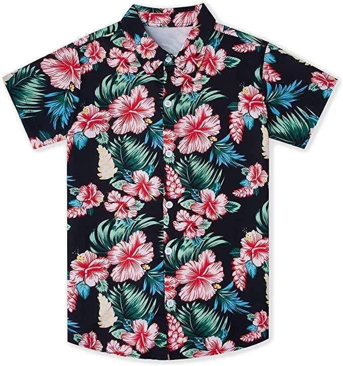 Shop Hibiscus Flower Tropical Full Hawaii Shirts Hl Ha90334