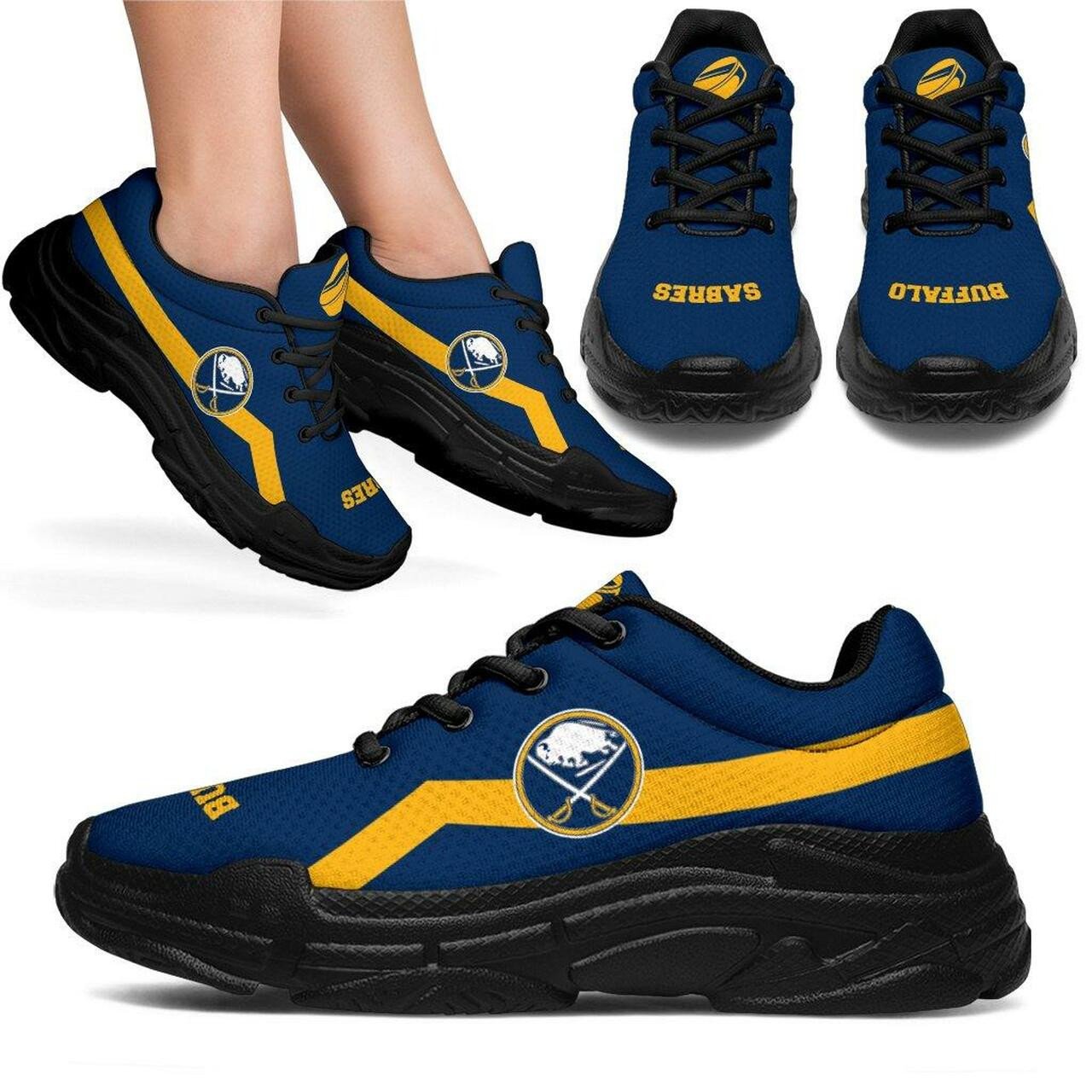 Buffalo Sabres Chunky Sneaker Art 564