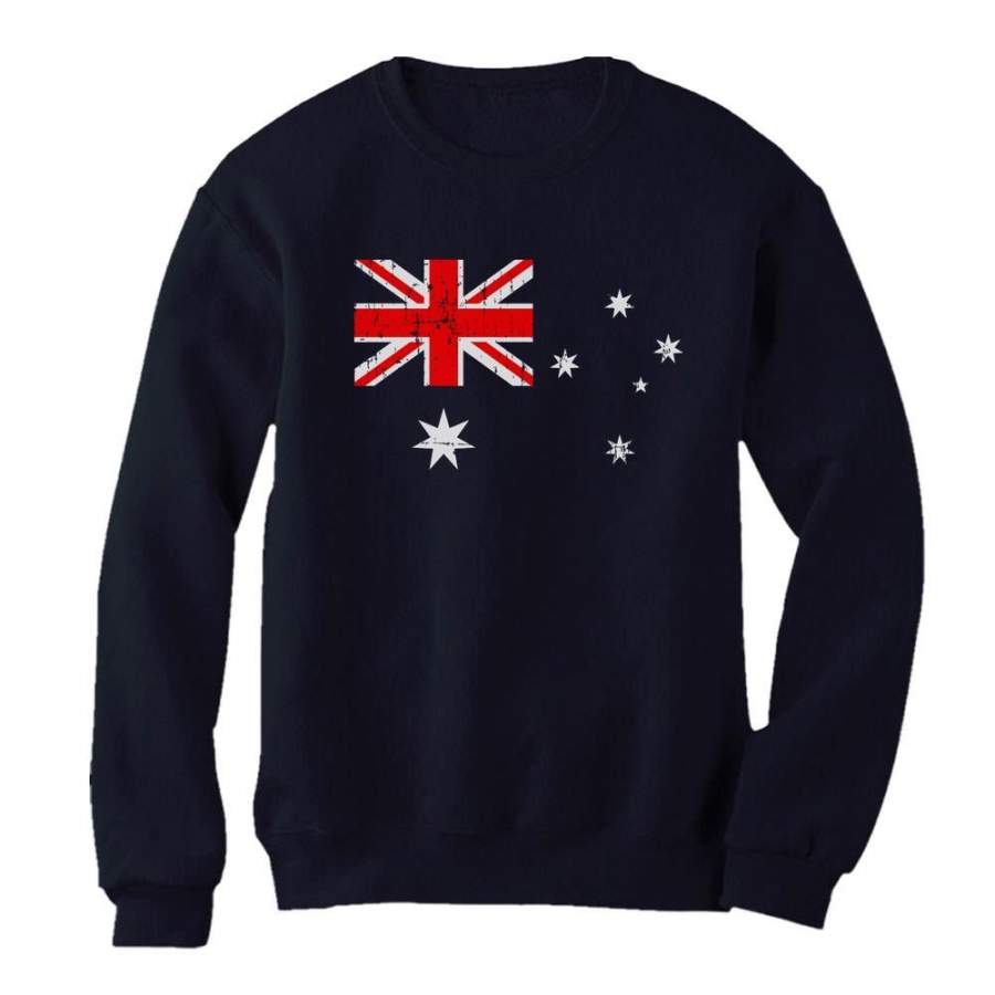 Australian Flag Vintage Style Women Sweatshirt