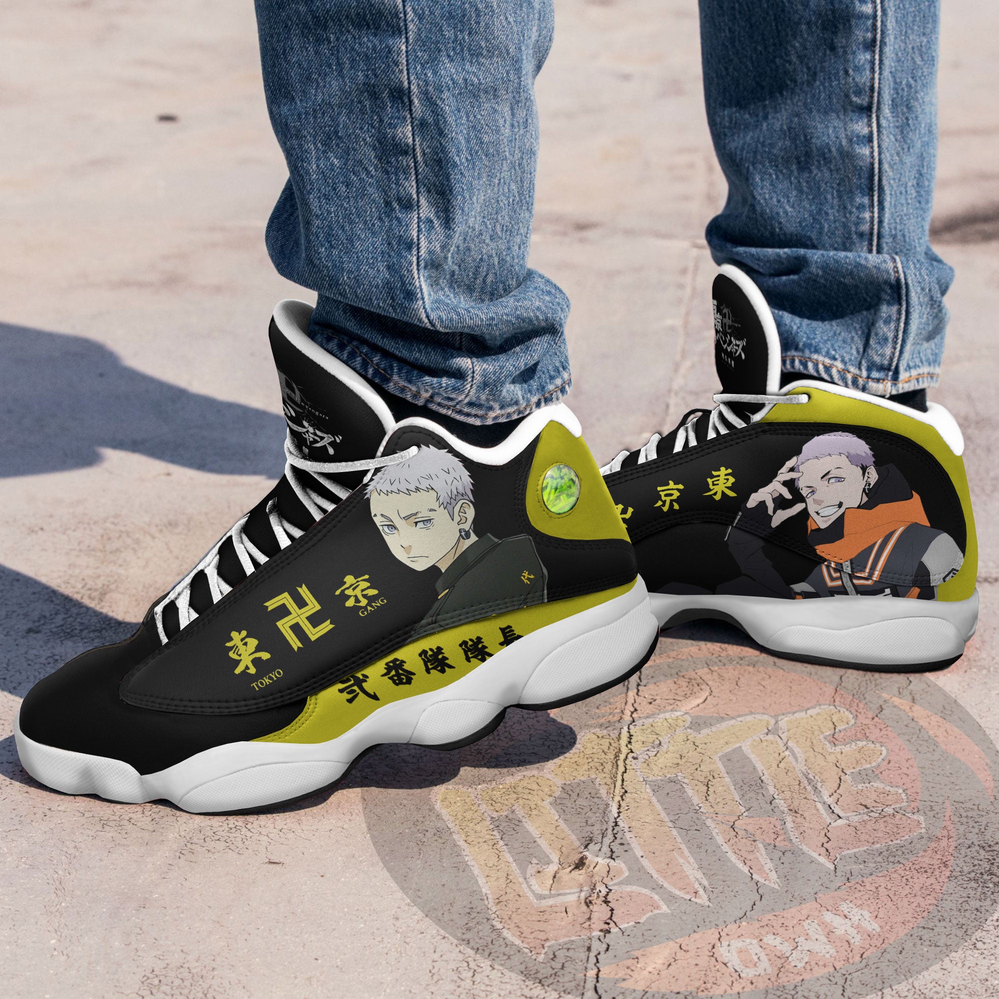 Takashi Mitsuya Shoes Custom Tokyo Revengers Anime Jd13 Sneakers