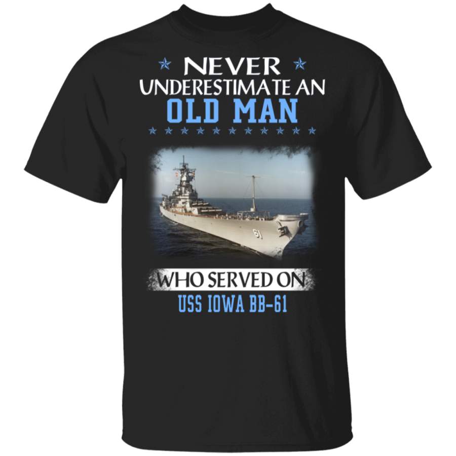 USS Iowa BB-61 Veterans Day Christmas Gift T-Shirt