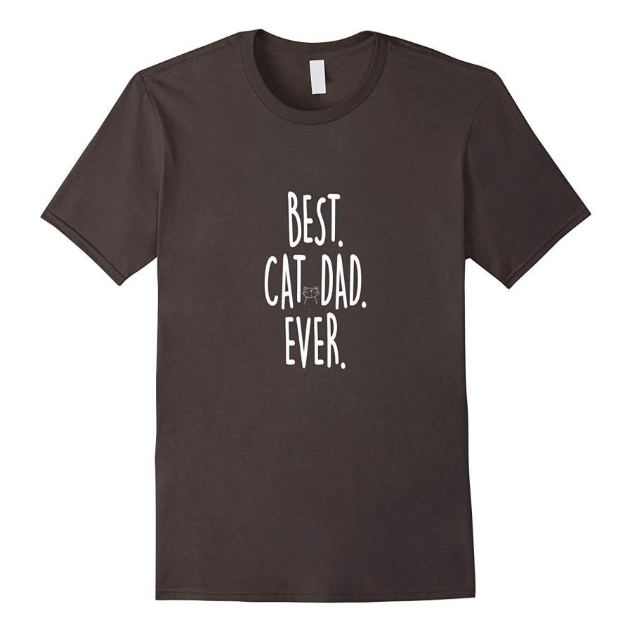 DTADiscover Cool DTA Best Cat Dad Ever T-shirt Man’t Father Day Kitten Gift Tee