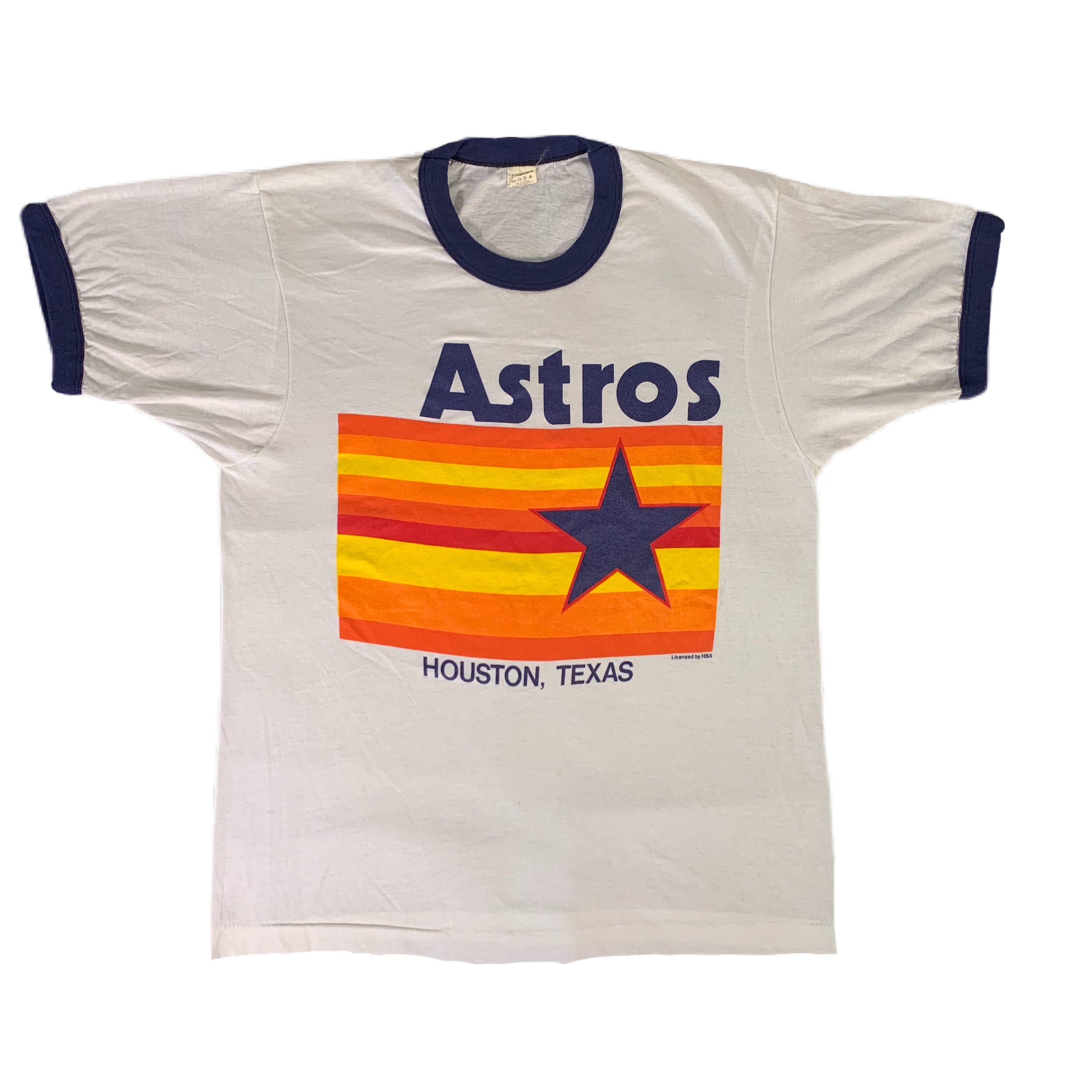 Vintage Houston Astros “Texas” Ringer Shirt