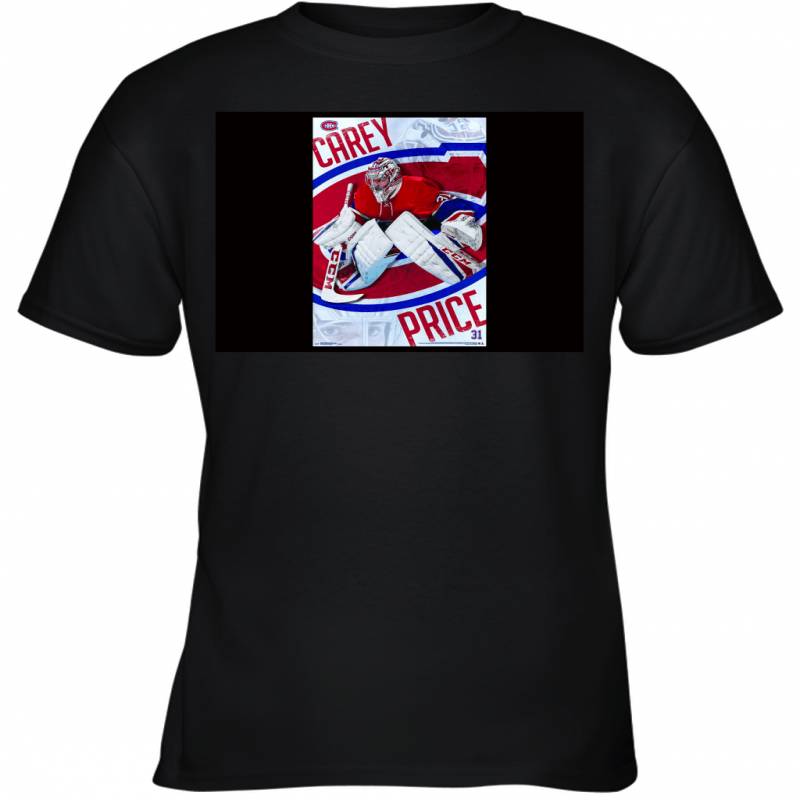 International Wall Poster Montreal Canadiens Carey Price Youth T-Shirt