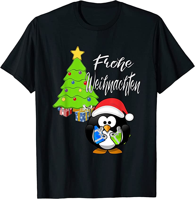 Merry Christmas Penguin Christmas Gift Idea T-Shirt