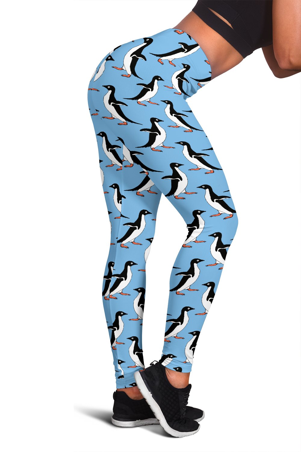 Penguin Dance Pattern Women Leggings