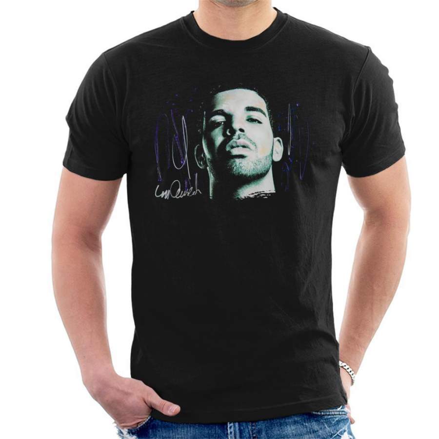 Sidney Maurer Original Portrait Of Drake OVOXO Men’s T-Shirt