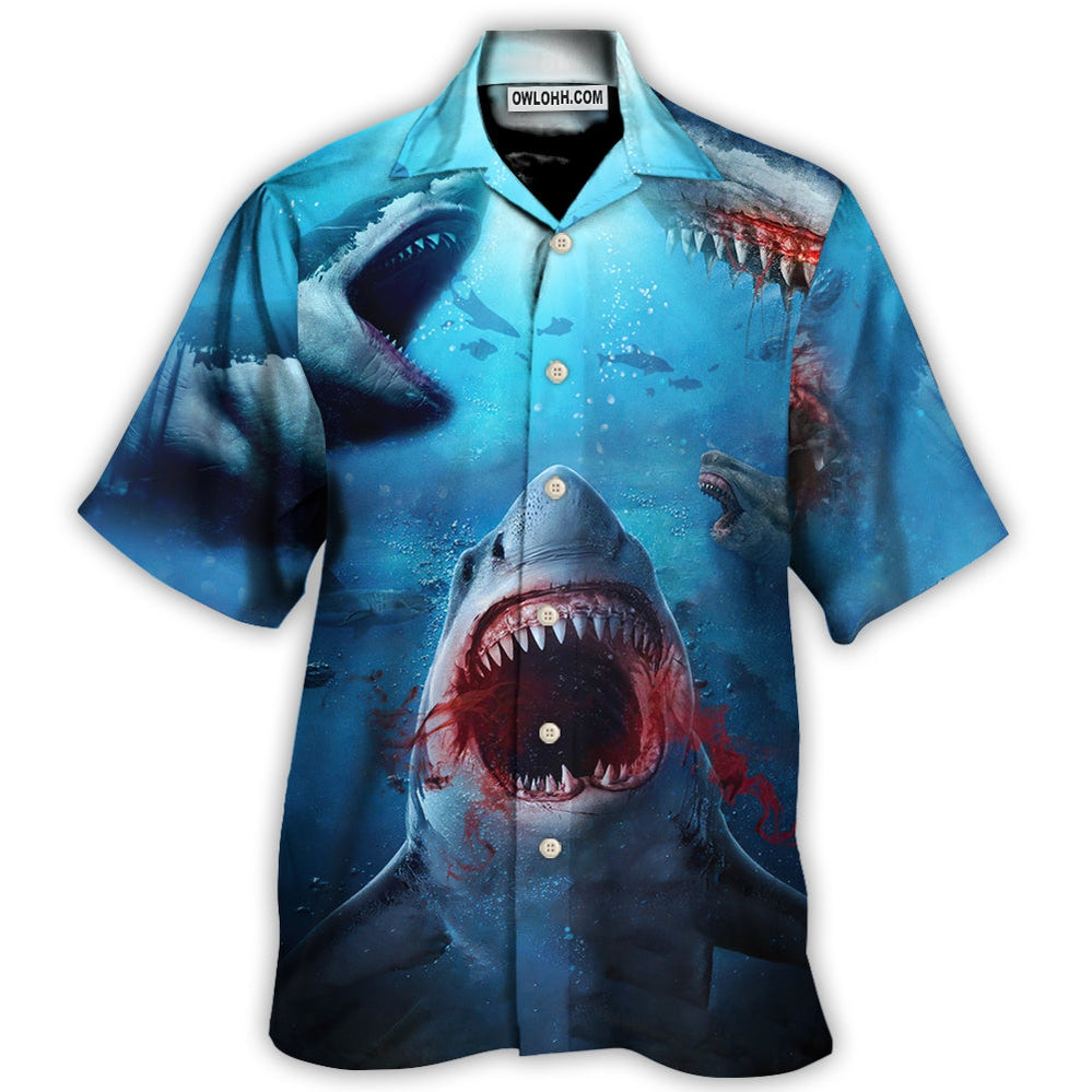 Shark Bites You In The Red Sea  – Hawaiian Shirt  – Owl Ohh