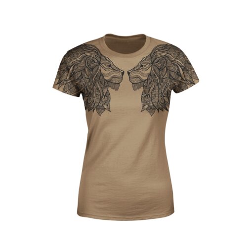 Tribal Art – Lion Women’S T-Shirt