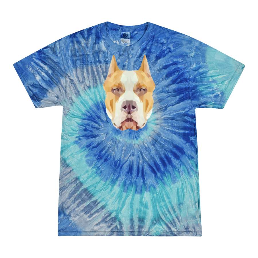 American Staffordshire Terrier Dog Animal Lover Tie-Dye T-Shirt