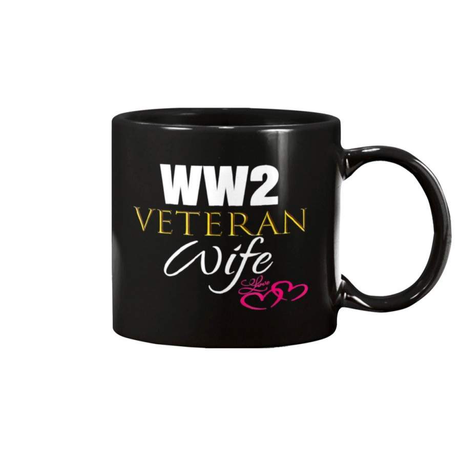 WWII Veteran Wife, Gift For Veteran Wife Mug