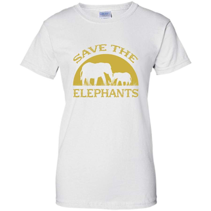 Save The Elephants – Gildan Women Shirt