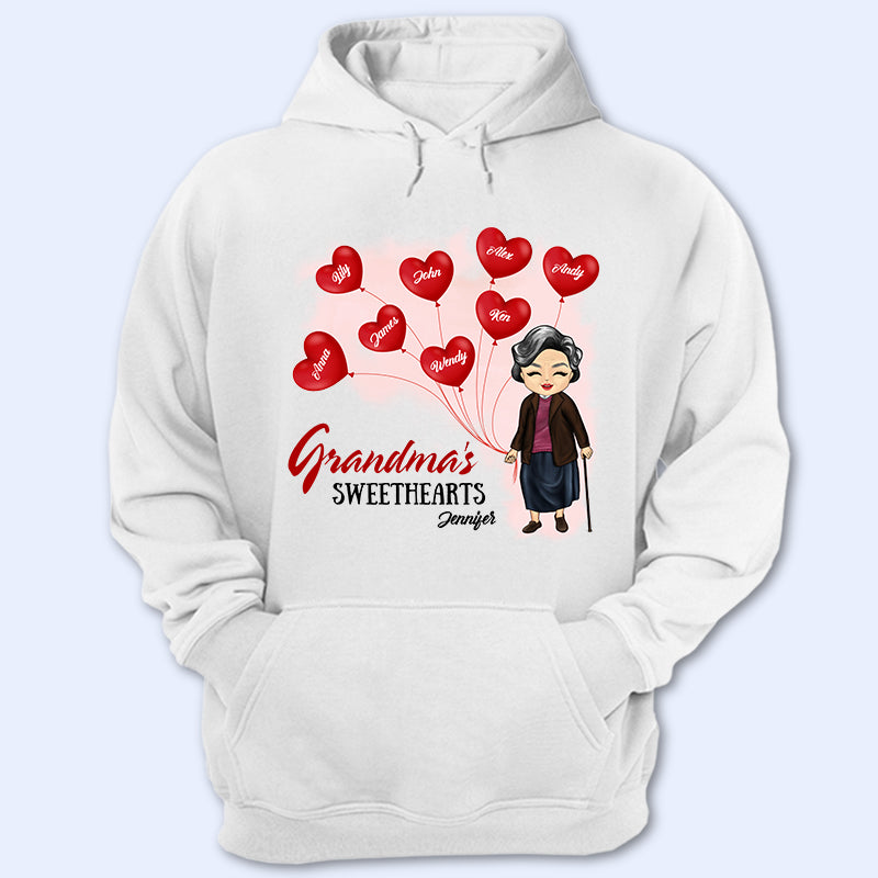 Grandma’S Sweethearts – Mother Gift – Personalized Custom Hoodie