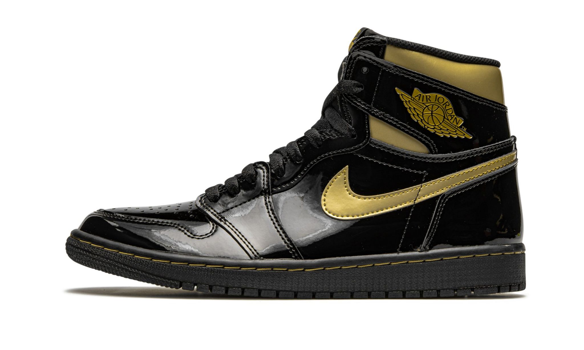 JD 1 Retro High OG Black Metallic Gold SNK238399116